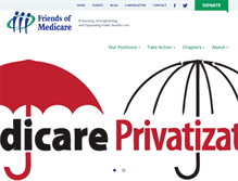 Tablet Screenshot of friendsofmedicare.org